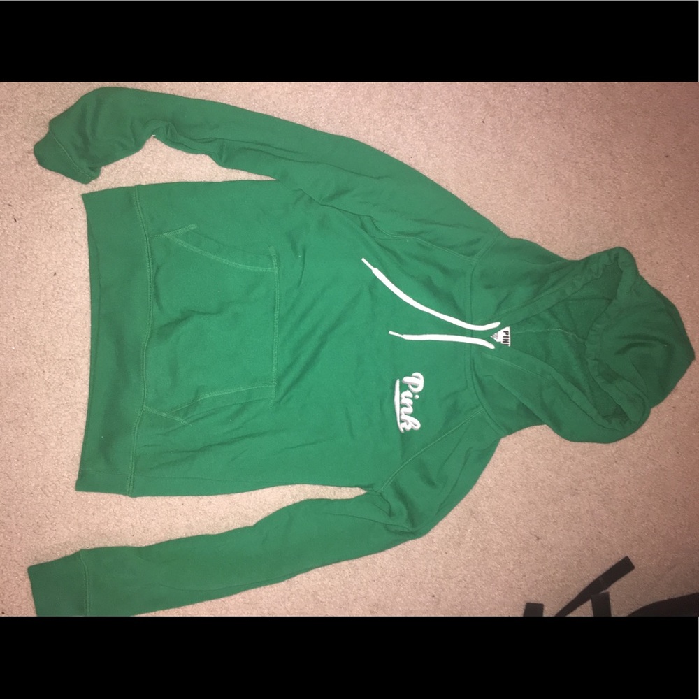 Victoria’s Secret PINK Green Sweatshirt Size Small